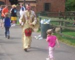 Native American at Folk on the Farm